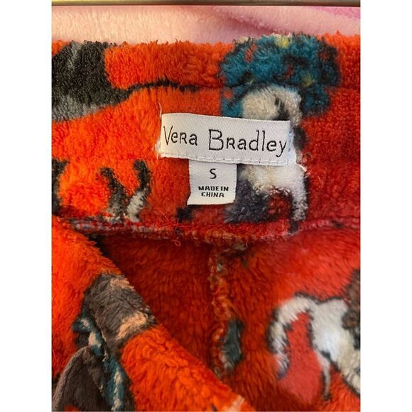 Vera Bradley Holiday Cat Red Pajama Fleece pants Size Small - Picture 5 of 5